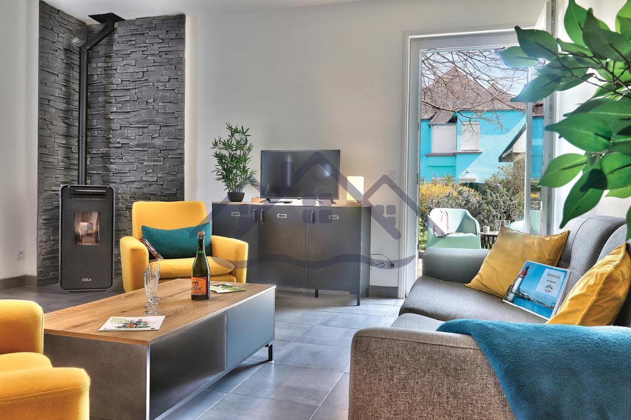 Localise - M33B - Kerbraz, Maison En Duplex Avec Jardin Clos Au Guilvinec - Tout A Pied, Plages, Port, Centre, Commerces, Marche - Wif Inclus - Linge De Lit Inclus Villa Exterior foto