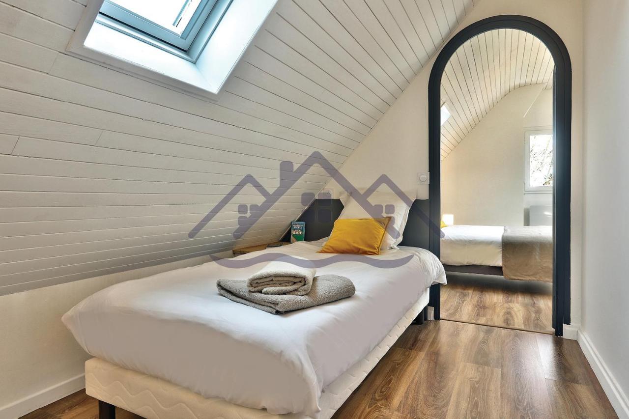 Localise - M33B - Kerbraz, Maison En Duplex Avec Jardin Clos Au Guilvinec - Tout A Pied, Plages, Port, Centre, Commerces, Marche - Wif Inclus - Linge De Lit Inclus Villa Exterior foto