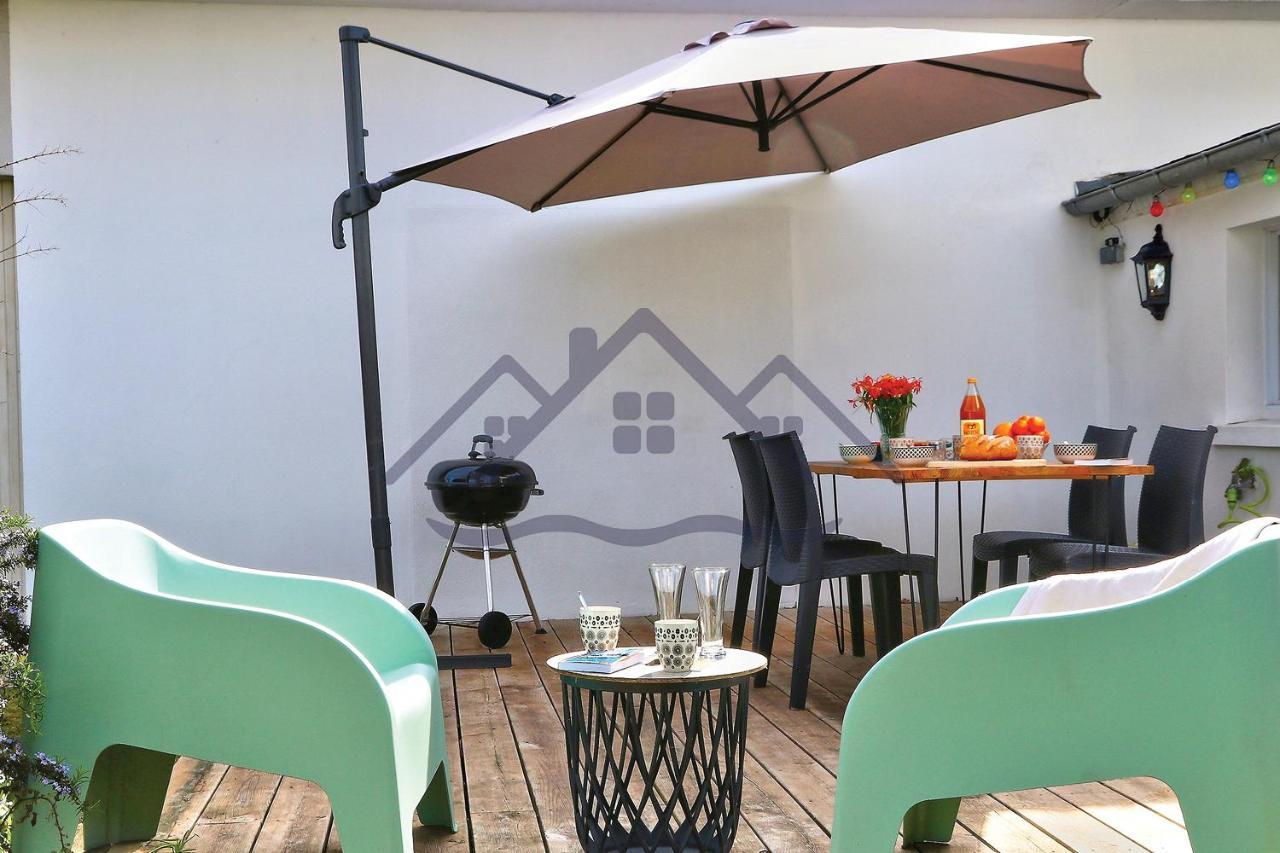 Localise - M33B - Kerbraz, Maison En Duplex Avec Jardin Clos Au Guilvinec - Tout A Pied, Plages, Port, Centre, Commerces, Marche - Wif Inclus - Linge De Lit Inclus Villa Exterior foto