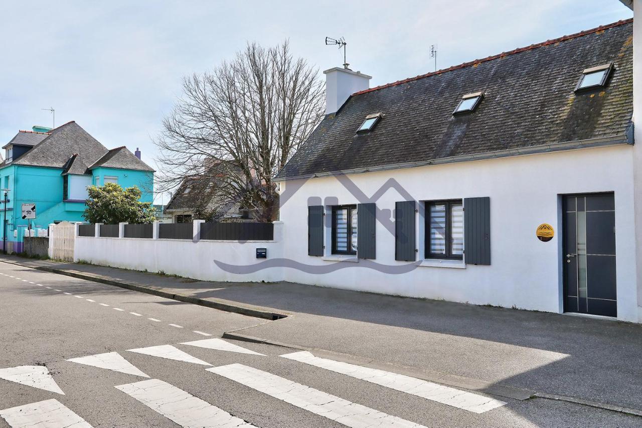 Localise - M33B - Kerbraz, Maison En Duplex Avec Jardin Clos Au Guilvinec - Tout A Pied, Plages, Port, Centre, Commerces, Marche - Wif Inclus - Linge De Lit Inclus Villa Exterior foto